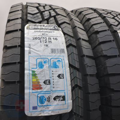 2. 265 70 16 4x CONTINENTAL 265/70 R16 112H CrossContact ART Sommerreifen M+S 2018/19 VOLL WIE NEU