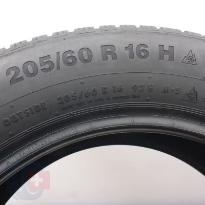 5. 205 60 16 2x CONTINENTAL 205/60 R16 92H WinterContact TS850P Winterreifen 2017, 2018 6,5-7mm