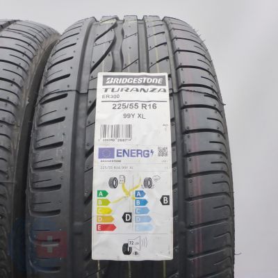 3. 225 55 16 2x BRIDGESTONE 225/55 R16 99Y XL Turanza ER300 A0 Sommerreifen 2023 VOLL WIE NEU  3. 225 55 16 2x BRIDGESTONE 225/55 R16 99Y XL Turanza ER300 A0 Sommerreifen 2023 VOLL WIE NEU