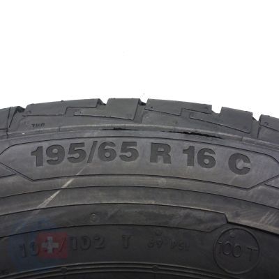 5. 195 65 16C 4x CONTINENTAL 195/65 R16C 104/102T ContiVanContact 100 Sommerreifen 2018, 2019 WIE NEU 