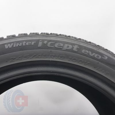 7. 245 45 18 4x HANKOOK 245/45 R18 100V XL Winter I Cept evo 3 W330 Winterreifen 2023 6,8-7mm