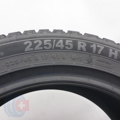 5. 225 45 17 4x SEMPERIT 225/45 R1 91H Speed-Grip 5 Winterreifen 2025 8,2-8mm WIE NEU