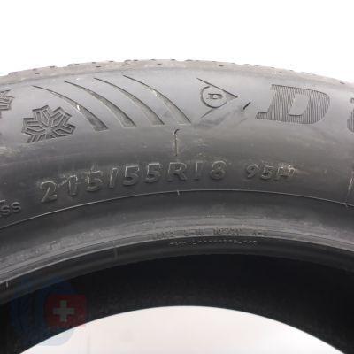 8.  215 55 18 4x DUNLOP  215/55 R18 95H SP Winter Sport 4D RFT M0E Winterreifen 2017 Ungebraucht   