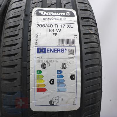 3. 205 40 17 4x Barum 205/40 R17 84W XL Bravuris 5 Sommerreifen 2022 Ungebraucht  