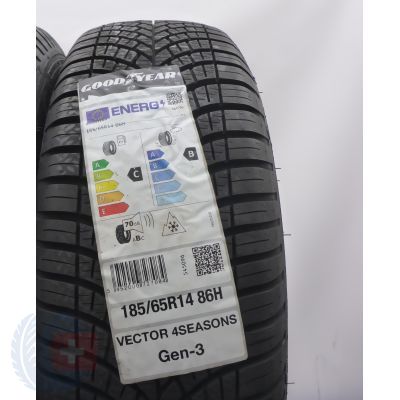 2. 185 65 14 2x GOODYEAR 185/65 R14  86H Vector 4Seasons Gen-3 Ganzjahresreifen 2023 VOLL WIE NEU  
