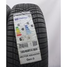 2. 185 65 14 2x GOODYEAR 185/65 R14  86H Vector 4Seasons Gen-3 Ganzjahresreifen 2023 VOLL WIE NEU  