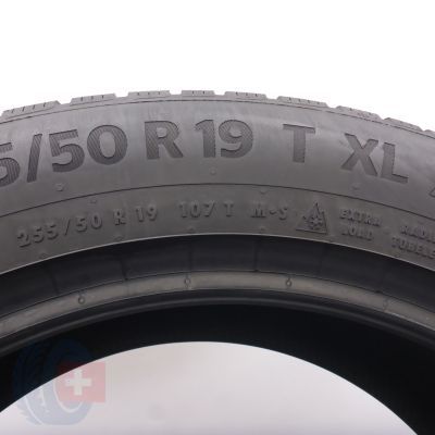 8. 255 50 19 4x CONTINENTAL 255/50 R19 107T XL WintrerContact TS870P SEAL Winterreifen  2022 7,2mm
