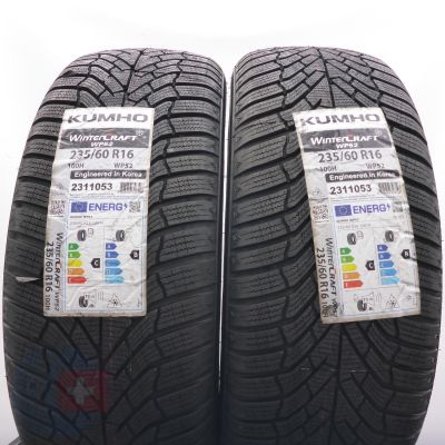 3. 235 60 16 2x KUMHO 235/60 R16 100H Winter Caft Wp52 Winterreifen 2024  VOLL WIE NEU 