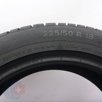 6. 225 50 18 4x CONTINENTAL 225/50 R18 99H XL AO ContiWinterContact TS830P Winterreifen 2022, 2023 8,2-8,6mm