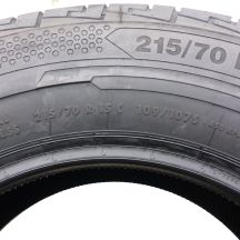 5. 2 x CONTINENTAL 215/70 R15C 109/107S ContiVanContact 100 Sommerreifen 2023 WIE NEU VOLL