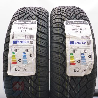 5. 175 60 15 4x CONTINENTAL 175/60 R15 81T WinterContact TS 860 Winterreifen 2023 Ungebraucht    