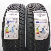 5. 175 60 15 4x CONTINENTAL 175/60 R15 81T WinterContact TS 860 Winterreifen 2023 Ungebraucht    