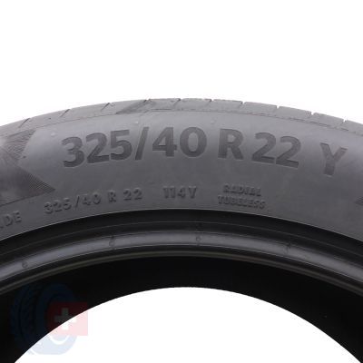 3. 325 40 22 1x CONTINENTAL 325/40 R22 114Y PremiumContact 6 M0 Sommerreifen 2019 5,5mm
