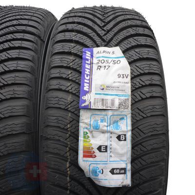 3. 205 50 17 2x MICHELIN 205/50 R17 93V XL Alpin 5 Winterreifen 2018 VOLL WIE NEU