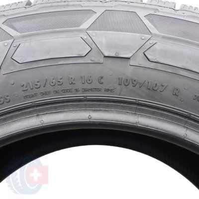 4. 215 65 16C 2x CONTINENTAL 215/65 R16C 109/107R VanContact Winter Winterreifen 2022 WIE NEU 7,5-8mm