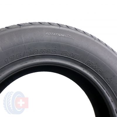 4. 2 x KUMHO 175/70 R13 82T KW 7400 Winterreifen DOT16/15 WIE NEU VOLL