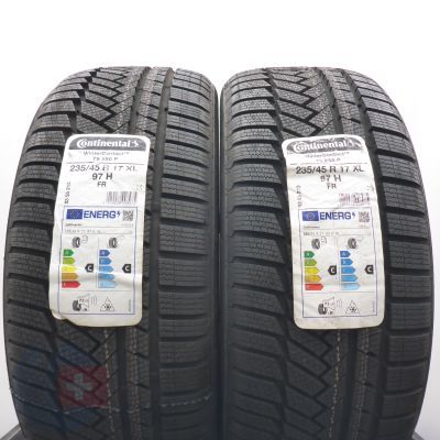 235 45 17 2x CONTINENTAL 235/45 R17 97H XL WinterContact TS 850 P Winterreifen 2021 Ungebraucht   