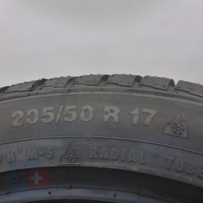 7. 205 50 17 2x CONTINENTAL 205/50 R17 89H ContiWinterContact TS 830 P RFT BMW Winterreifen 2021 VOLL 