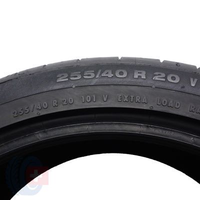 4. 255 40 20 2x CONTINENTAL 255/40 R20 101V XL ContiSportContact 5 Seal SUV Sommerreifen 6,5-6,8mm 2021