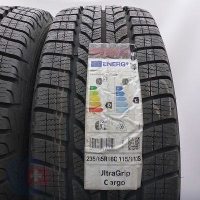 2. 235 65 16C 2x GOODYEAR 235/65 R16C 115/113S UltraGrip Cargo Wintereifen 2022 Ungebraucht   