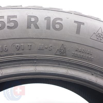 2. 205 55 16 1x CONTINENTAL 205/55 R16 91T WinterContact Ts870 Winterreifen 2021 8mm