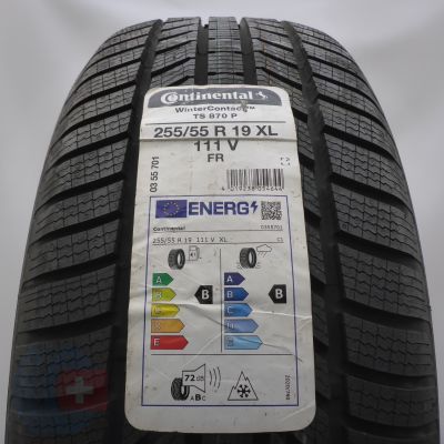  255 55 19 1x CONTINENTAL 255/55 R19  111V XL WinterContact TS 870 P Winterreifen 2022 Ungebraucht   