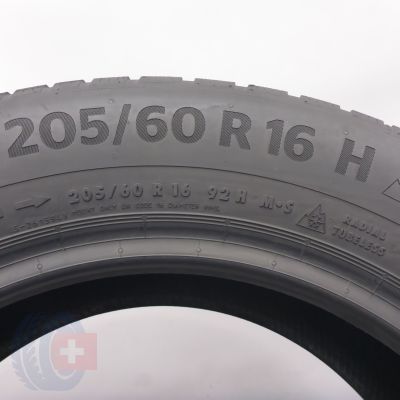 6. 205 60 16 4x CONTINENTAL 205/60 R16 92H WinterContact TS870P Winterreifen 2023, 2024 7-7,5mm