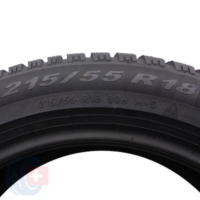 2. 215 55 18 1x PIRELLI 215/55 R18 99H XL Winter 2 Cinturato Winterreifen 2021 WIE NEU 8mm 