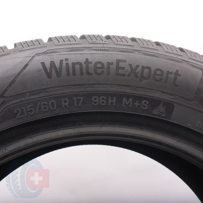 5. 215 60 17 2x UNIROYAL 215/60 R17 96H Winter Expert Winterreifen 2024 8mm WIE NEU 