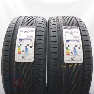  225 40 19 2x UNIROYAL 225/40 R19  93Y XL RainSport 5 Sommerreifen 2021 Ungebraucht  