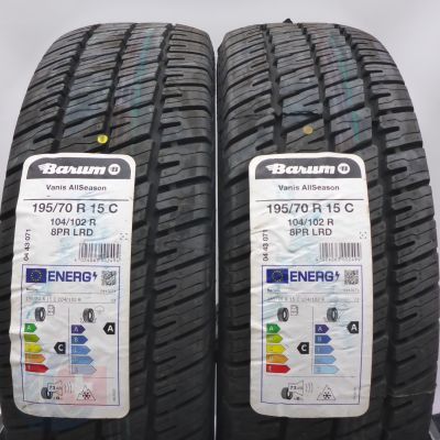 3. 195 70 15C 4x BARUM 195/70 R15C 104/102R Vanis AllSeason Ganzjahresreifen 2021 VOLL 