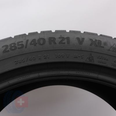 3. 285 40 21 1x CONTINENTAL 285/40 R21 109V XL WinterContact TS870P Winterreifen 2023 7mm