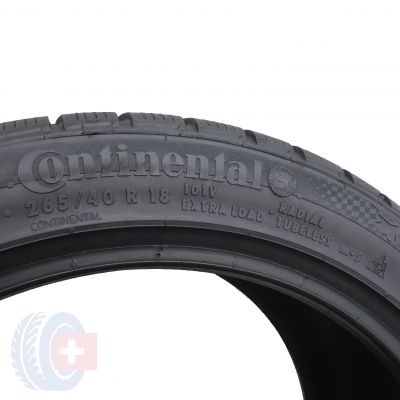 2. 1 x CONTINENTAL 265/40 R18 101V XL Ts810S N1 Winterreifen DOT17 7mm