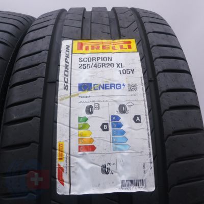 3. 255 45 20 2x PIRELLI 255/45 R20 105Y XL Scorpion Sommerreifen 2022 VOLL WIE NEU 