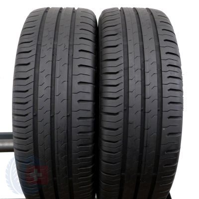 2. 4 x CONTINENTAL 185/55 R15 82H 6,8mm ContiEcoContact 5 Sommerreifen DOT17