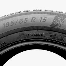 5. 195 65 15 4x MICHELIN 195/65 R15 91T Alpin 6 Winterreifen 2018 6,5mm