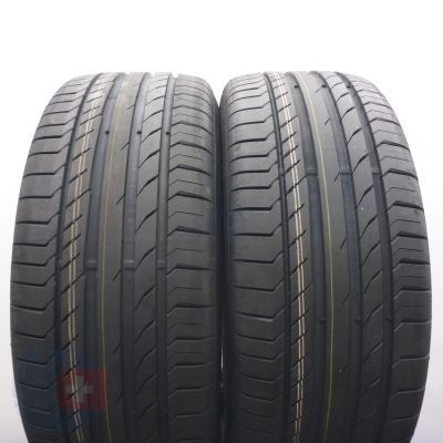 4. 255 55 19 4x CONTINENTAL 255/55 R19 111Y ContiSportContact 5 SUV Sommerreifen 2022/23 WIE NEU VOLL