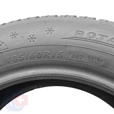 5. 185 60 15 2x DUNLOP 185/60 R15 88T XL Winter Response-2 Winterreifen 2019 WIE NEU 7,7mm