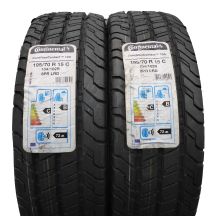 195 70 15C 2x CONTINENTAL 195/70 R15C 104/102R ContiVanContact 100 Sommerreifen 2019 WIE NEU VOLL