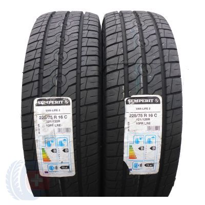 4. 225 75 16C 4x SEMPERIT 225/75 R16C 121/120R Van-Life 2 Sommerreifen 2019/2020 VOLL 