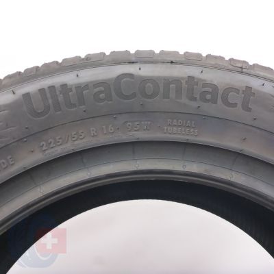6. 225 55 16 4x CONTINENTAL 225/55 R16 95W UltraContact Sommerreifen 2022/23 VOLL