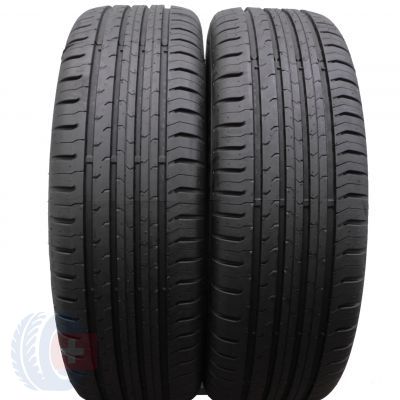 3. 4 x CONTINENTAL 215/60 R17 96H WIE NEU ContiEcoContact 5 96H Sommerreifen DOT18 B B 71dB