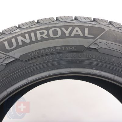 3. 195 65 16C 1x UNIROYAL 195/65 R16C 104/102R SnowMax3 Winterreifen 2022 WIE NEU VOLL