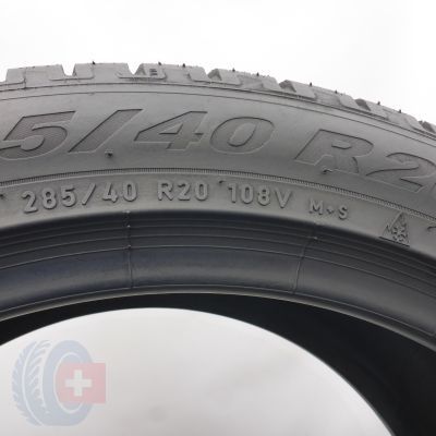 7. 285 40 20 2x PIRELLI 285/40 R20 108V XL Scorpion Winter BMW Winterreifen  2022 6,2mm 