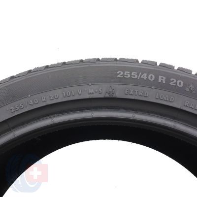 4. 255 40 20 1x CONTINENTAL 255/40 R20 101V XL ContiWinterContact TS830 P M0 Winterreifen 2023 7,5mm 