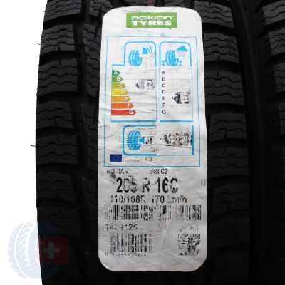 3. 205 80 16C 4x NOKIAN 205/80 R16C 110/108R WRC 3 Winterreifen 2016 VOLL Ungebraucht