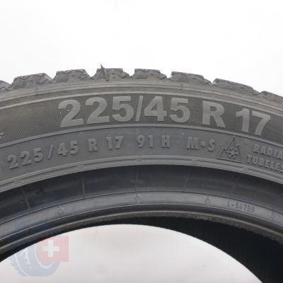 8. 225 45 17 4x SEMPERIT 225/45 R17 91H Speed-Grip 5 Winterreifen 2025 VOLL WIE NEU 