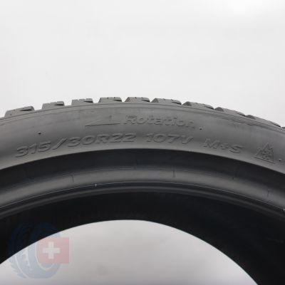 5. 315 30 22 1x HANKOOK 315/30 R22 107V XL Winter I Cept evo 3x Winterreifen 2023 7mm
