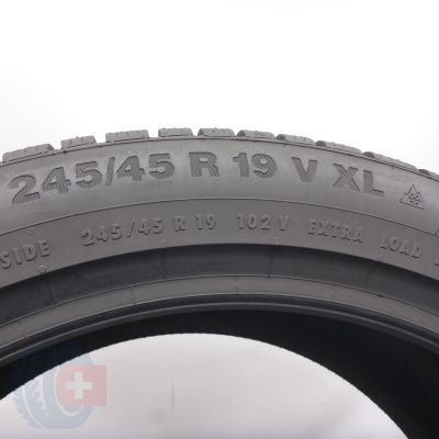 5. 245 45 19 2x CONTINENTAL 245/45 R19 102V XL WinterContact TS 850 P Winterreifen 2020/21 Ungebraucht  