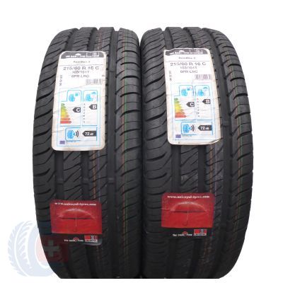 5. 215 60 16C 4x UNIROYAL 215/60 R16C 103/101T RainMax 3 Sommerreifen 2019 VOLL Wie Neu